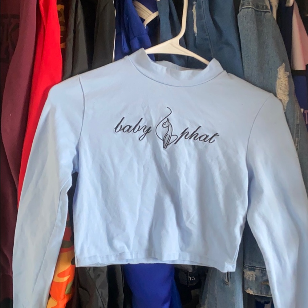 Blue Baby Phat Crop Top